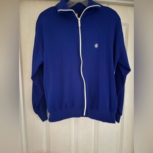 Vintage TSF Heuchelheim Track Jacket – Mod Target Logo Blue Zip-Up (S/M)